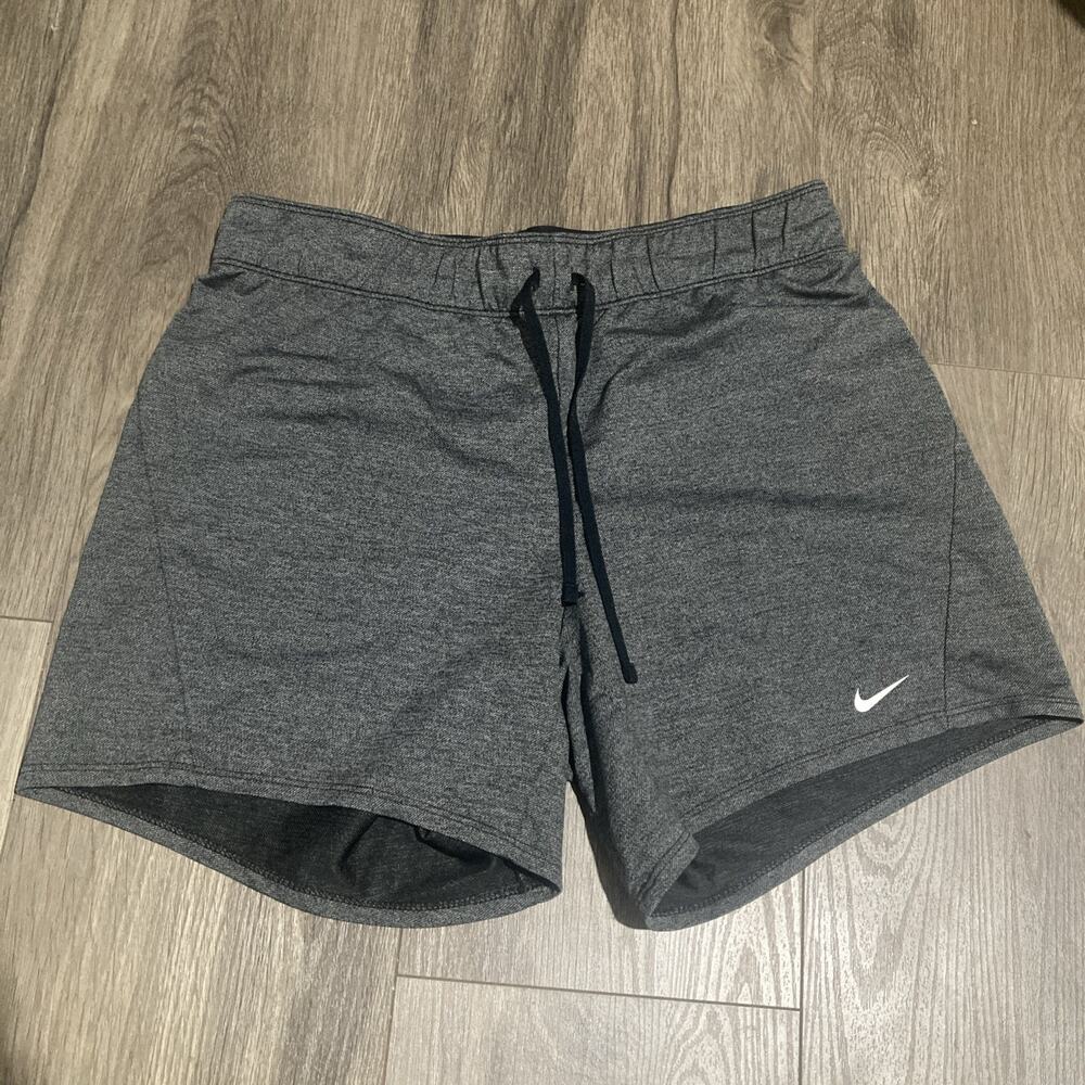 Nike Dri-FIT Attack Training Shorts Womens Size S Gray 5" Stretch Running Band